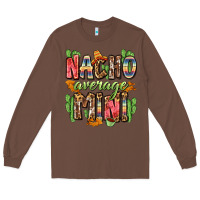 Chestnut nacho average mini Long Sleeve Tee - Zillion Design Studio
