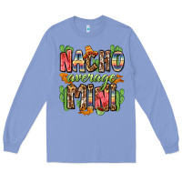 Colony Blue nacho average mini Long Sleeve Tee - Zillion Design Studio
