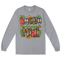 Heather Grey nacho average mini Long Sleeve Tee - Zillion Design Studio