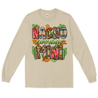 Mushroom nacho average mini Long Sleeve Tee - Zillion Design Studio