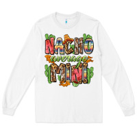White nacho average mini Long Sleeve Tee - Zillion Design Studio