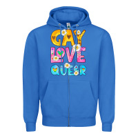 True Royal gay love queer Zipper Hoodie - HRA Design Shop