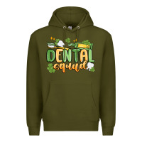 Army Green dental squad Premium Hoodie - MaliasSmallBusiness