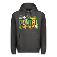 Charcoal Heather dental squad Premium Hoodie - MaliasSmallBusiness