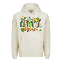 Oatmeal Heather dental squad Premium Hoodie - MaliasSmallBusiness
