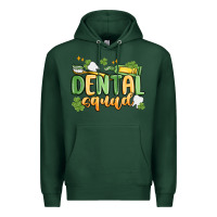 Sports Green dental squad Premium Hoodie - MaliasSmallBusiness