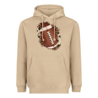 Mushroom football cowhide leopard patch Heavyweight Hoodie - JahusDesignShop