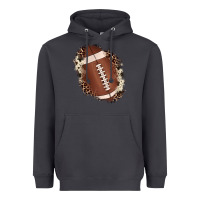 Smoke football cowhide leopard patch Heavyweight Hoodie - JahusDesignShop