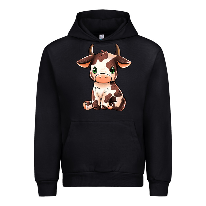 Baby Brown Cow Urban Hoodie by MaliasSmallBusiness | Teevron