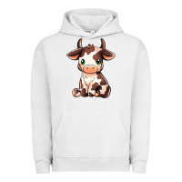 Pigment Lunar Rock Baby Brown Cow Urban Hoodie - MaliasSmallBusiness