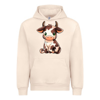 Sandshell Baby Brown Cow Urban Hoodie - MaliasSmallBusiness