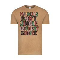 Vintage Camel my bells don't jingle without coffee Vintage Tee - MaliasSmallBusiness