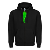 Black ananemi chilli pepper fa element Zipper Hoodie - FaDigitalArtStudio