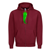 Burgundy ananemi chilli pepper fa element Zipper Hoodie - FaDigitalArtStudio