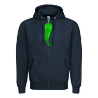 Navy ananemi chilli pepper fa element Zipper Hoodie - FaDigitalArtStudio
