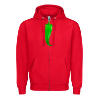 Red ananemi chilli pepper fa element Zipper Hoodie - FaDigitalArtStudio