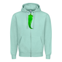 Seafoam ananemi chilli pepper fa element Zipper Hoodie - FaDigitalArtStudio