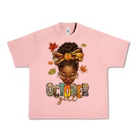 Salmon october girl afro woman fall Urban Heavy Tee - texasbilliewilder