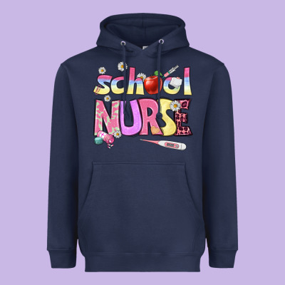 School Nurse Heavyweight Hoodie Designed By Bundleandbundleshop