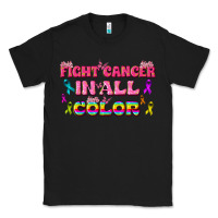 Black Fight Cancer In All Color Classic Tee - texasbilliewilder
