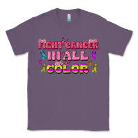 Lavender Fight Cancer In All Color Classic Tee - texasbilliewilder