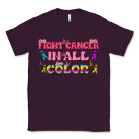 Plum Fight Cancer In All Color Classic Tee - texasbilliewilder