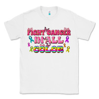 White Fight Cancer In All Color Classic Tee - texasbilliewilder