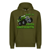 Army Green ready to crush kindergarten Premium Hoodie - MaliasSmallBusiness