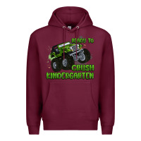 Burgundy ready to crush kindergarten Premium Hoodie - MaliasSmallBusiness