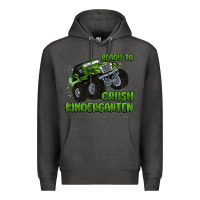 Charcoal Heather ready to crush kindergarten Premium Hoodie - MaliasSmallBusiness