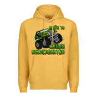 Mustard ready to crush kindergarten Premium Hoodie - MaliasSmallBusiness