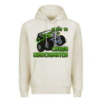 Oatmeal Heather ready to crush kindergarten Premium Hoodie - MaliasSmallBusiness
