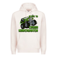 Pale Pink ready to crush kindergarten Premium Hoodie - MaliasSmallBusiness