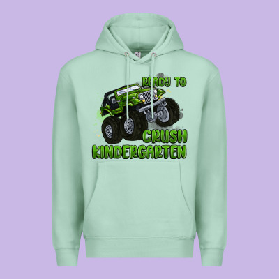 Ready To Crush Kindergarten Premium Hoodie Designed By Maliassmallbusiness