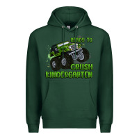 Sports Green ready to crush kindergarten Premium Hoodie - MaliasSmallBusiness