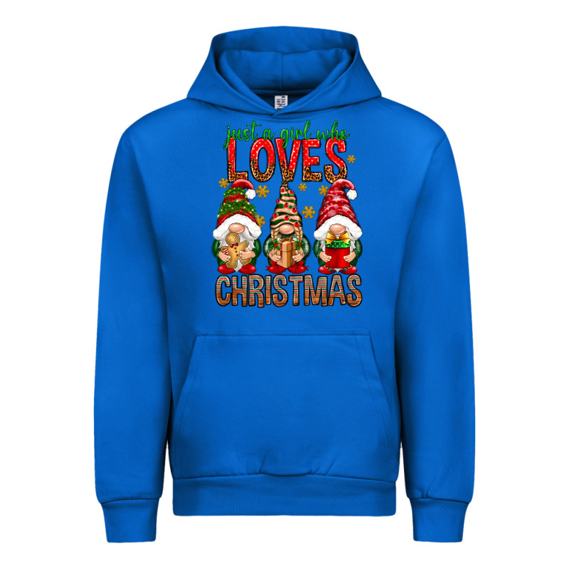 Just A Girl Who Loves Christmas Urban Hoodie by NancyCooperArtShop | Teevron