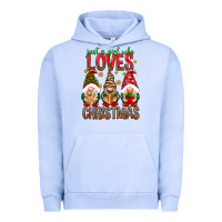 Pigment Grape Ice Just a girl who loves Christmas Urban Hoodie - NancyCooperArtShop