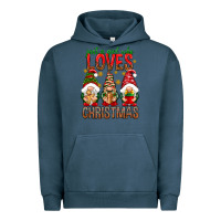 Pigment Midnight Navy Just a girl who loves Christmas Urban Hoodie - NancyCooperArtShop
