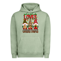 Pigment Oil Green Just a girl who loves Christmas Urban Hoodie - NancyCooperArtShop