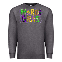 Charcoal Heather mardi gras Premium Sweatshirt - AdoDesignShop