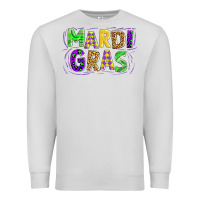 Dove Grey mardi gras Premium Sweatshirt - AdoDesignShop
