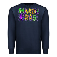Navy mardi gras Premium Sweatshirt - AdoDesignShop