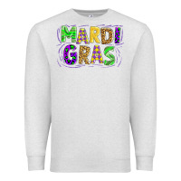 Oatmeal Heather mardi gras Premium Sweatshirt - AdoDesignShop