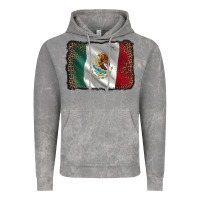Cloud Rock mexico flag black glitter leopard Vintage Hoodie - AdoDesignShop