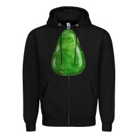 Black avocado fa element Zipper Hoodie - FaDigitalArtStudio