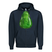 Navy avocado fa element Zipper Hoodie - FaDigitalArtStudio