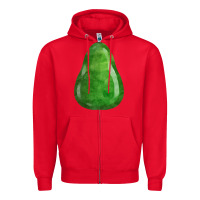 Red avocado fa element Zipper Hoodie - FaDigitalArtStudio