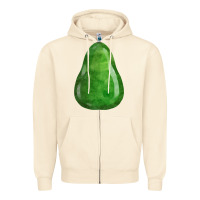 Sandshell avocado fa element Zipper Hoodie - FaDigitalArtStudio