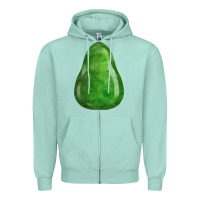 Seafoam avocado fa element Zipper Hoodie - FaDigitalArtStudio
