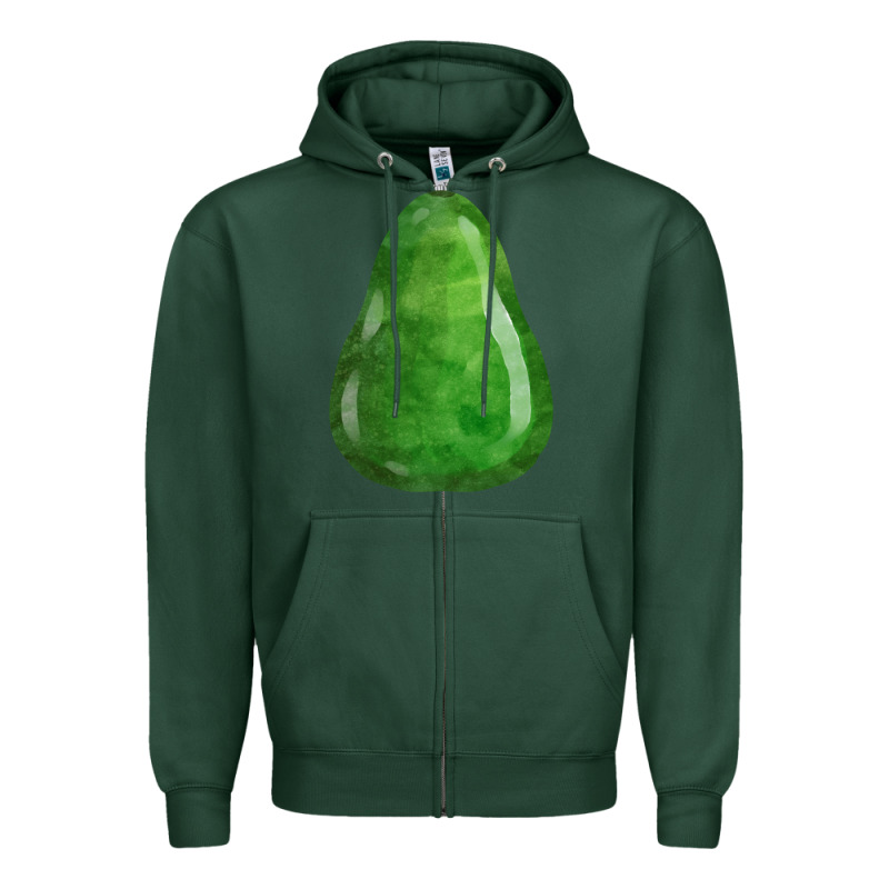Avocado Fa Element Zipper Hoodie by FaDigitalArtStudio | Teevron
